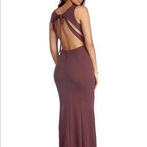 Tiffany Mauve Backdrop Formal Prom dress